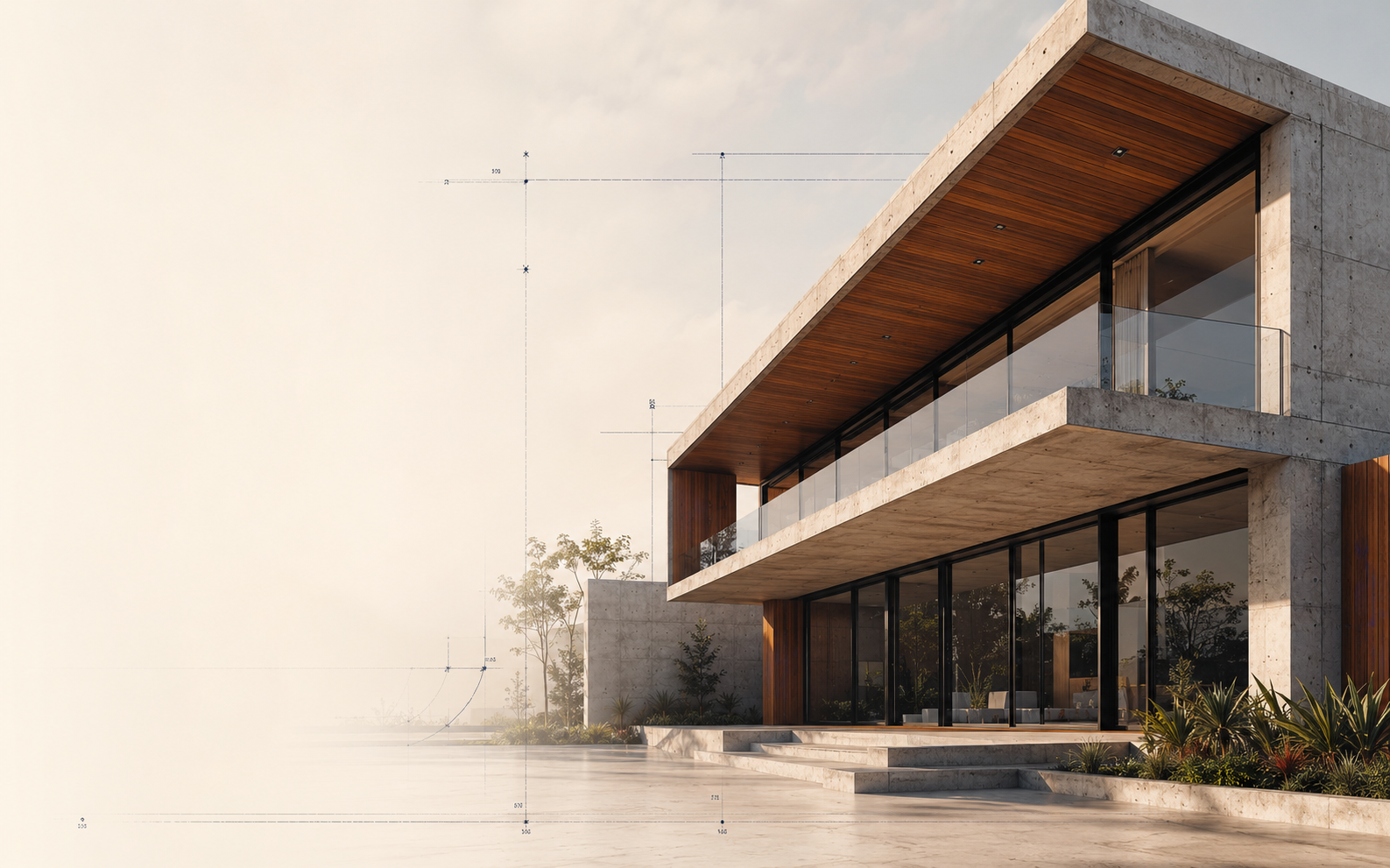 Arquitetura contemporânea integrada a elementos de projeto técnico